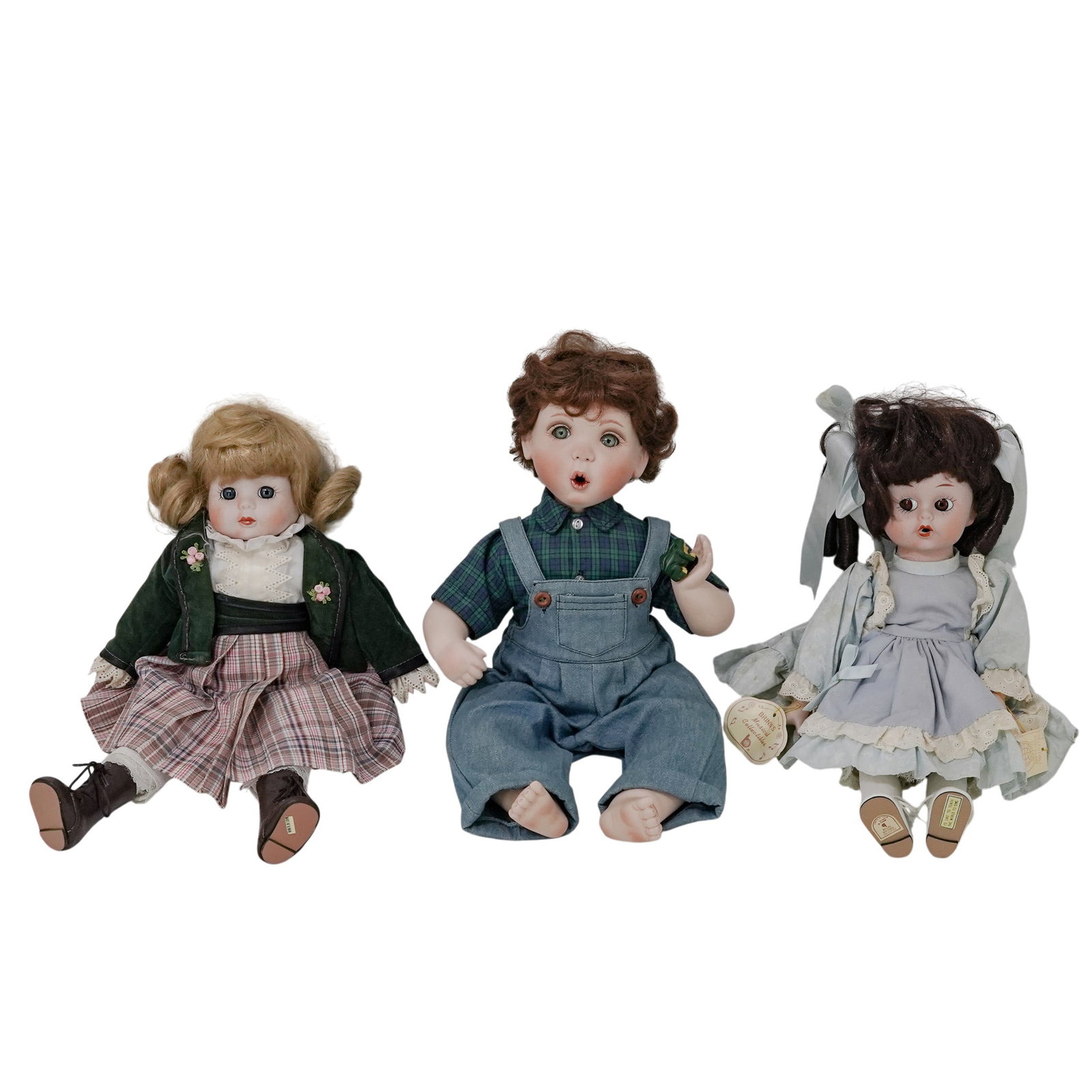(9 pcs) Vintage Porcelain Dolls (1 of 14)