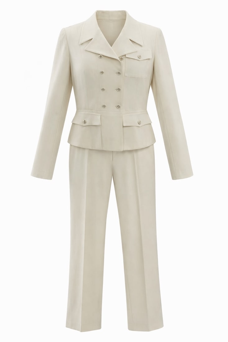 Chanel Boutique for Bergdorf Goodman Ivory Suit (1 of 10)
