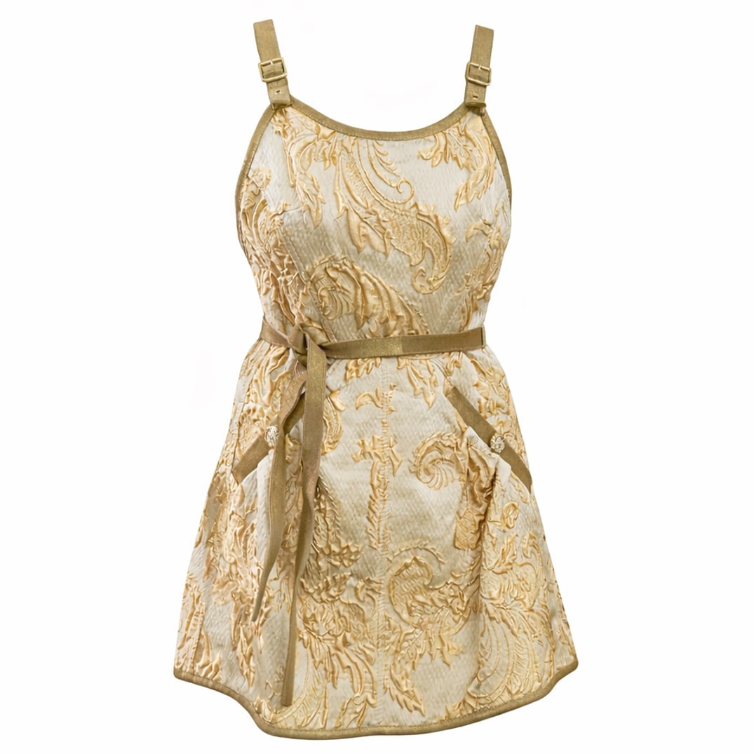 Chanel Resort 2013 Gold Brocade Dress (1 of 8)