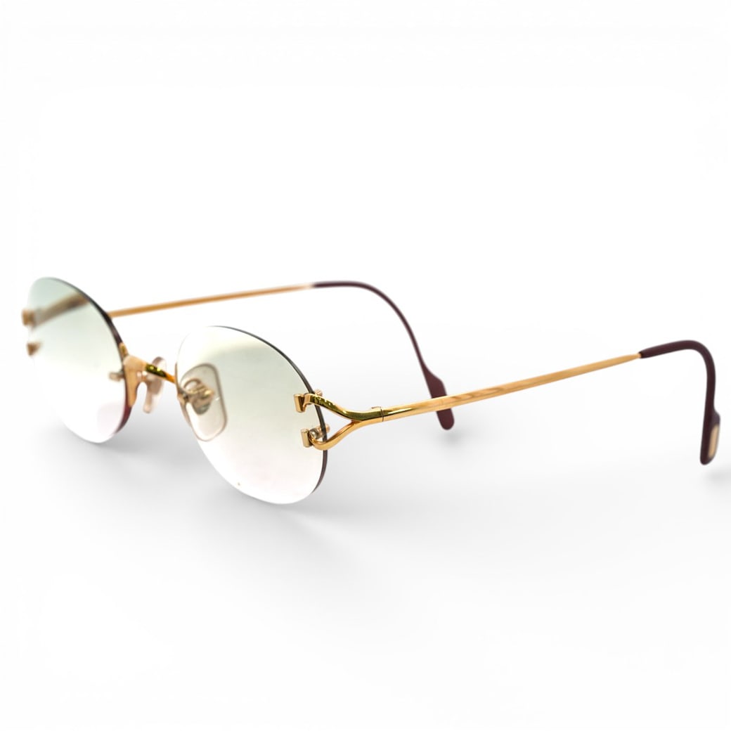 Cartier Gold Plated Rimless Glasses (1 of 11)