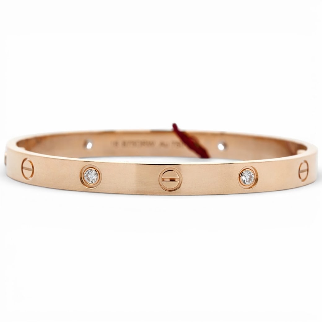 Cartier 18k Gold & Diamond Love Bracelet (1 of 13)