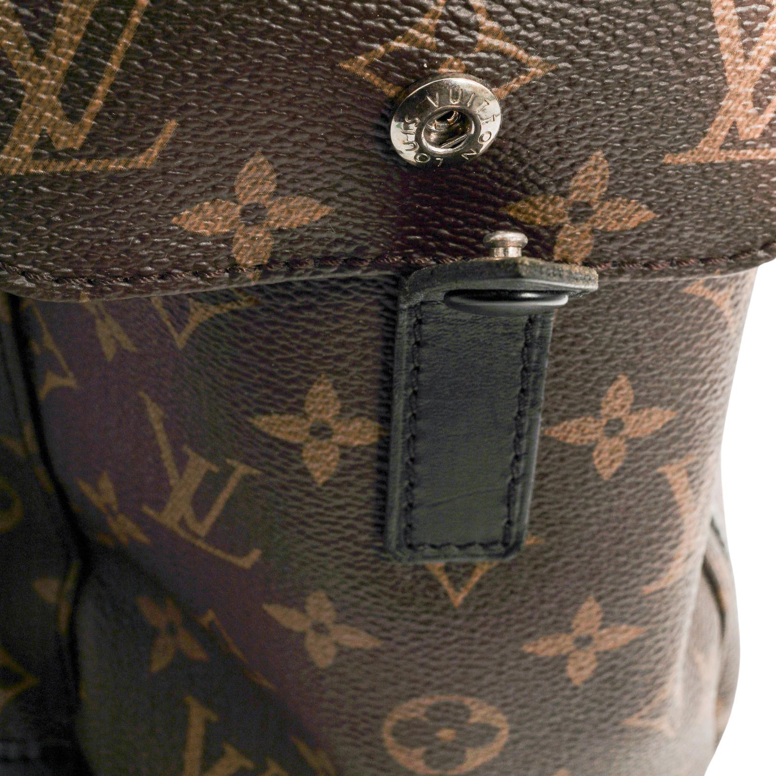 Louis Vuitton Monogram Macassar Christopher Canvas Backpack. - 6