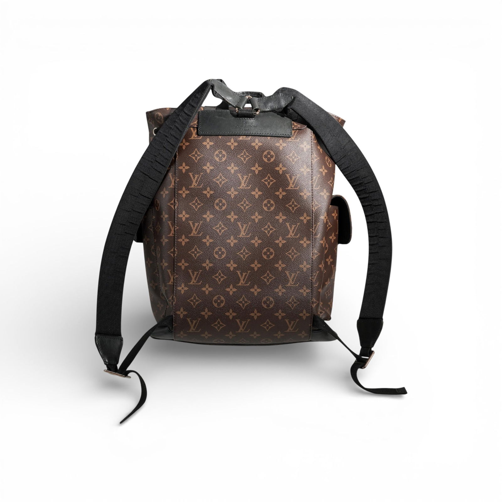 Louis Vuitton Monogram Macassar Christopher Canvas Backpack. - 7