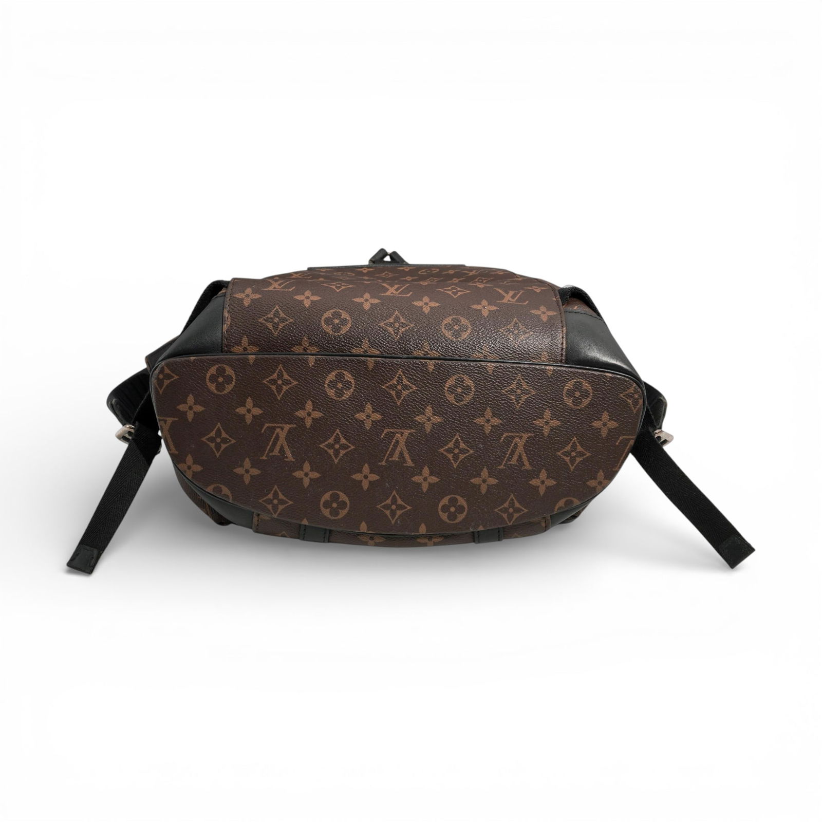Louis Vuitton Monogram Macassar Christopher Canvas Backpack. - 9