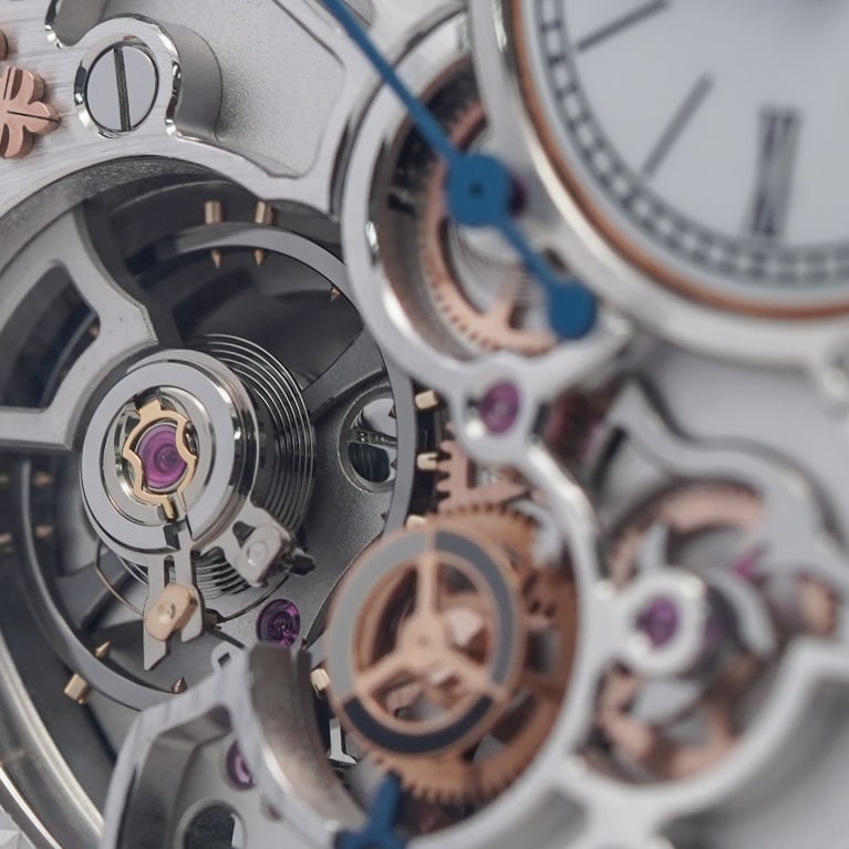 Louis Moinet 20-Second Tempograph Skeletonized Watch - 5
