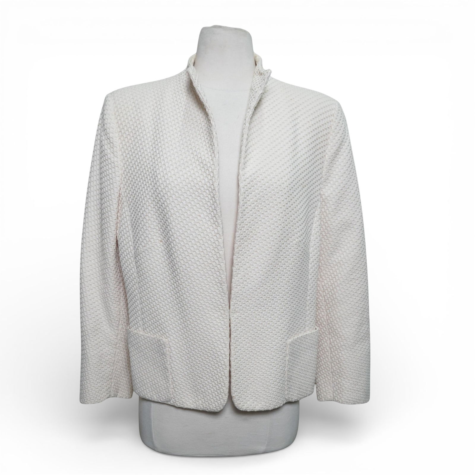 Anna de Rossi For Valentino Textured Cotton Jacket (1 of 7)