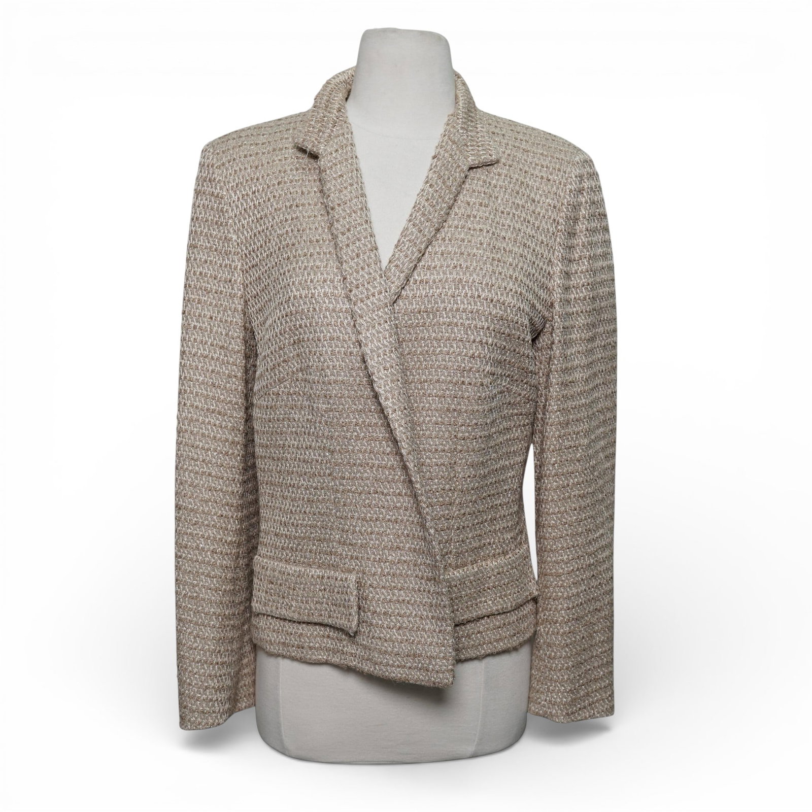 Anna De Rossi For Valentino Wool Silk Blend Jacket (1 of 6)