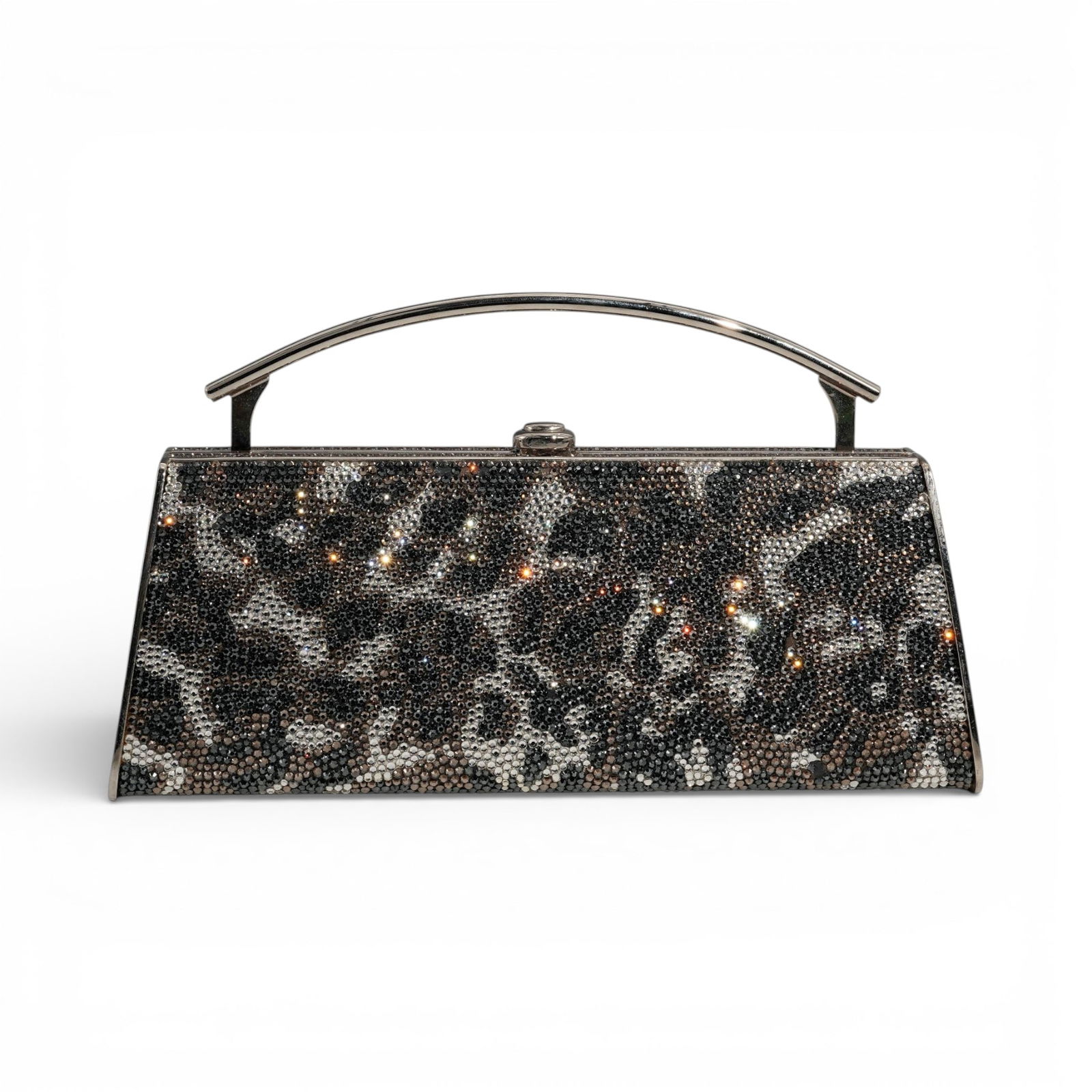 Judith Leiber Crystal Leopard Minaudiere Evening Bag (1 of 8)