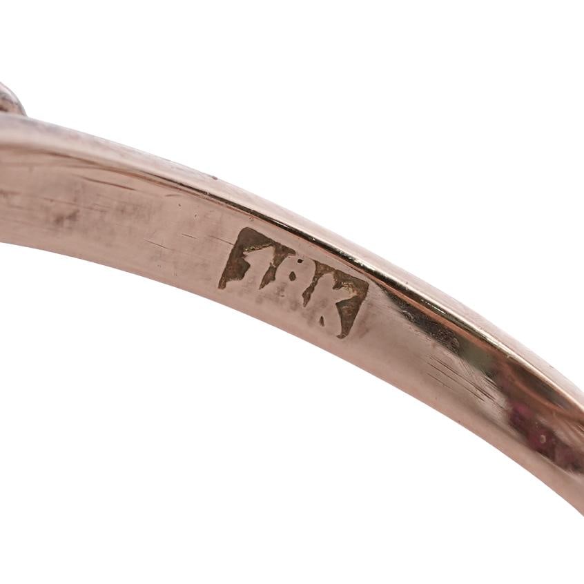 18k Gold Star Sapphire & Ruby Ring - 5