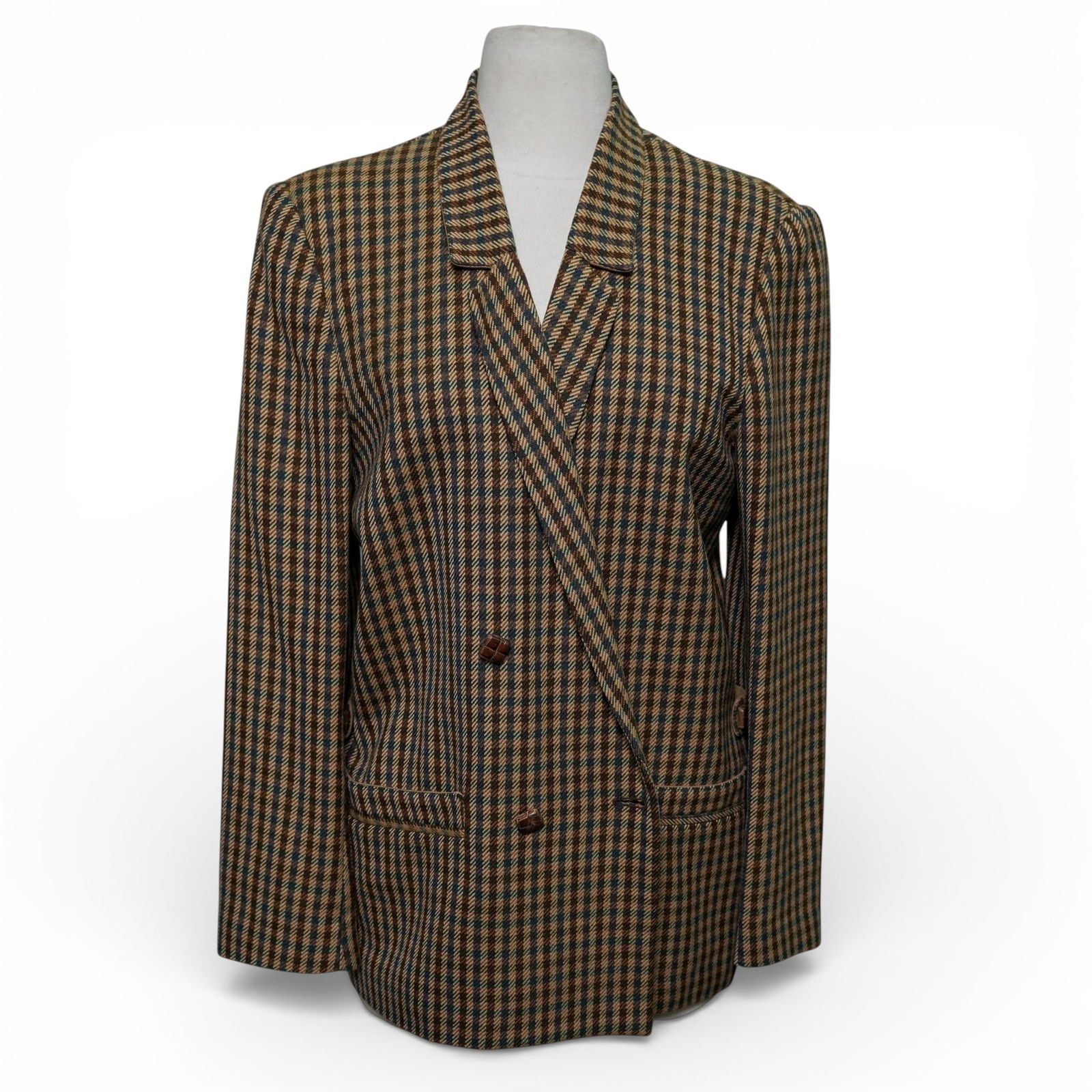 Gianni Versace Wool Houndstooth Jacket (1 of 6)