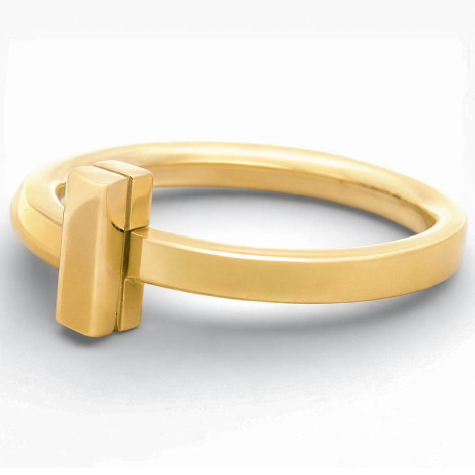 Tiffany & Co. 18k Gold ‘T’ Ring (1 of 5)