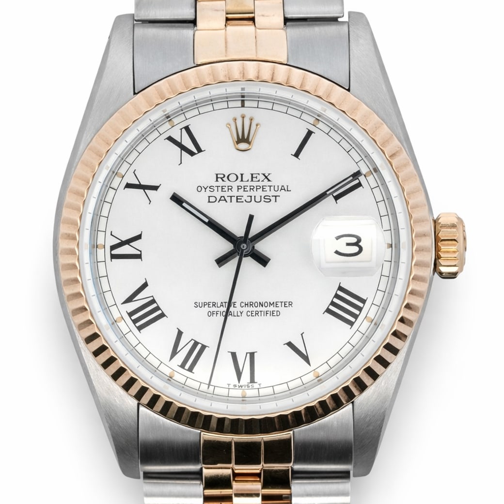 Rolex 18k Gold & Stainless Steel Datejust Ref. 16233 (1 of 9)