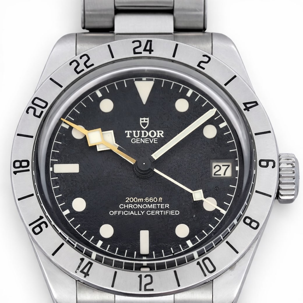 Tudor "Black Bay Pro" GMT Stainless Steel Watch REF#M79470-0001 (1 of 14)