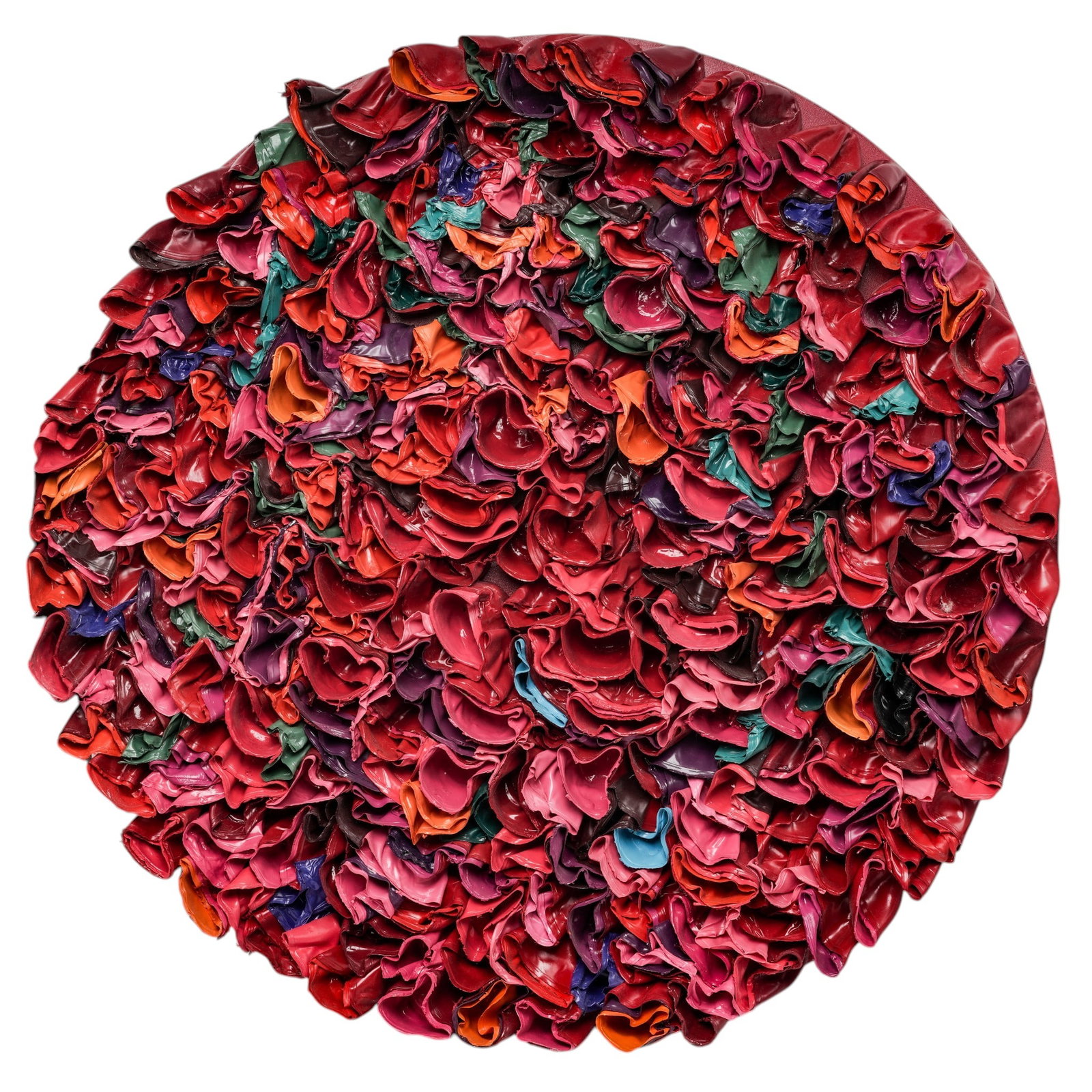 Richard H. Alpert (American, b.1947) "Untitled" Painted Plastic Sculptural Wall Art (1 of 5)
