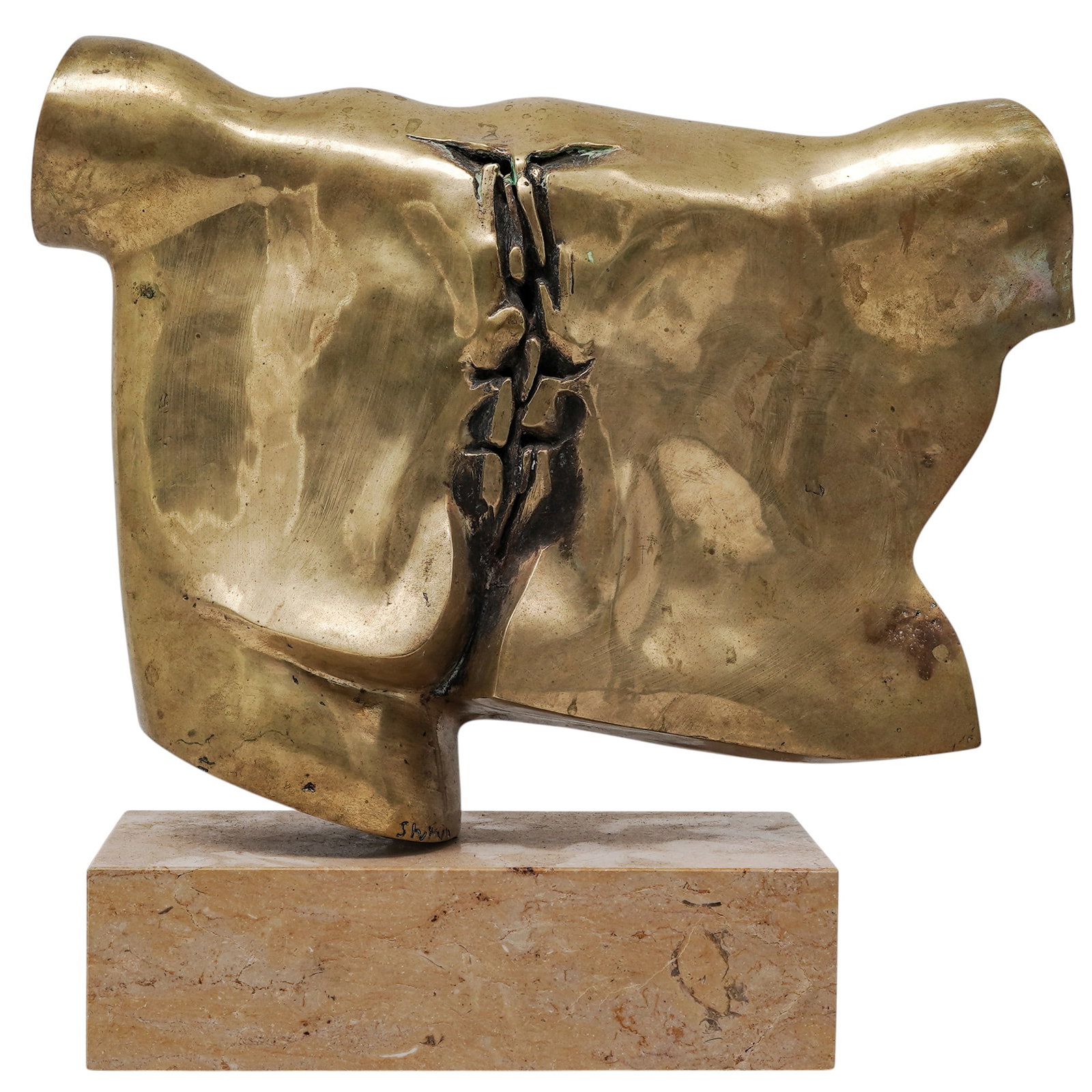 Roy Shifrin (American, b.1937) "Homage to Icarus" Bronze Sculpture: Roy Shifrin (American, b.1937) "Homage to Icarus" Bronze Sculpture 20th. Cent., American This lost-wax cast bronze sculpture, titled Homage to Icarus, is a signature masterpiece created by American sc