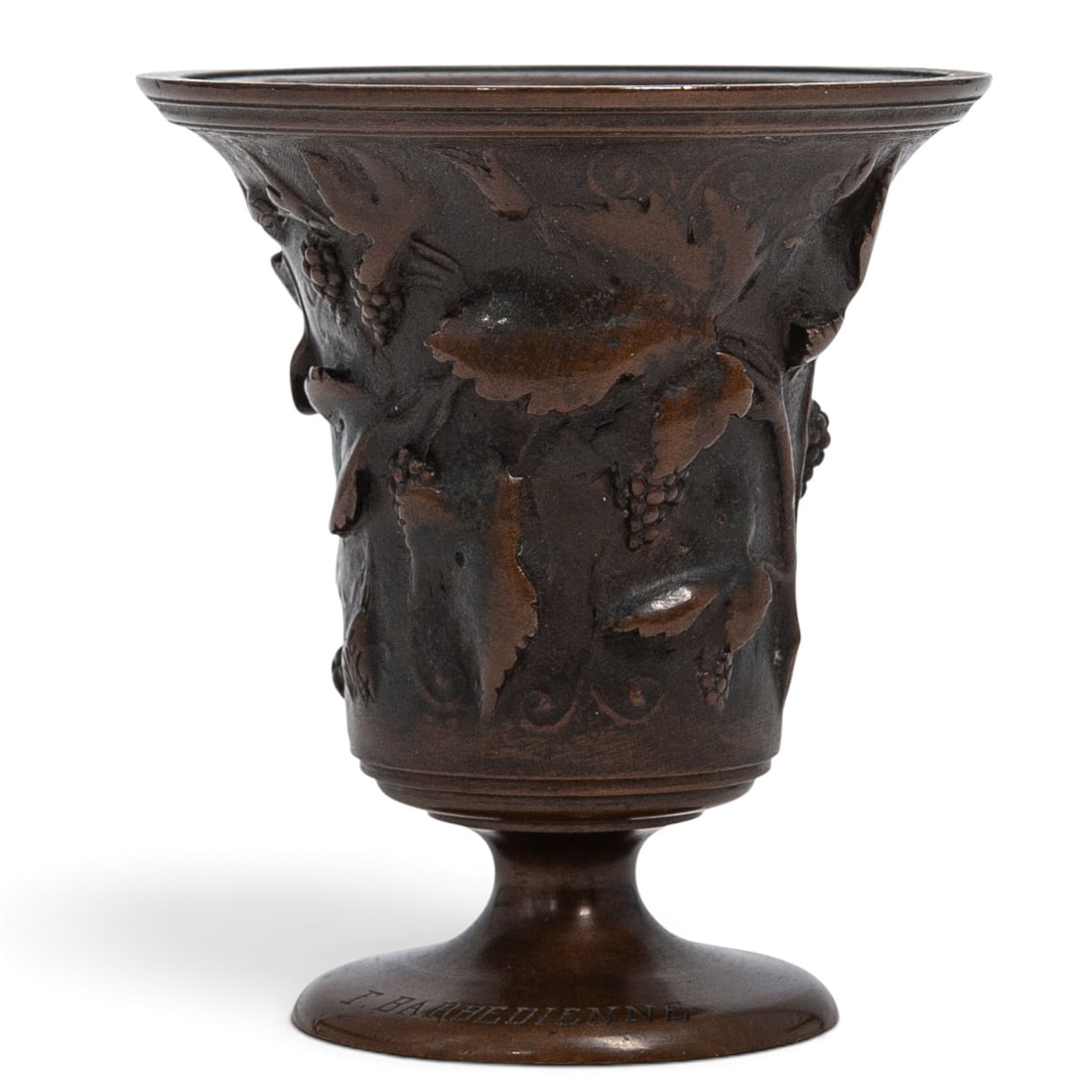 F. Barbedienne French Napoleon III Bronze Chalice (1 of 8)