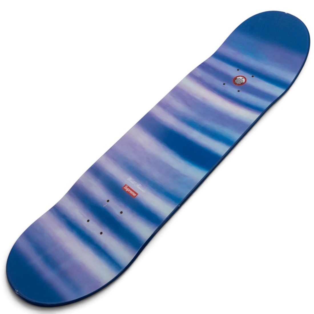 Supreme Blue Blurred Logo Skateboard Deck (1 of 6)