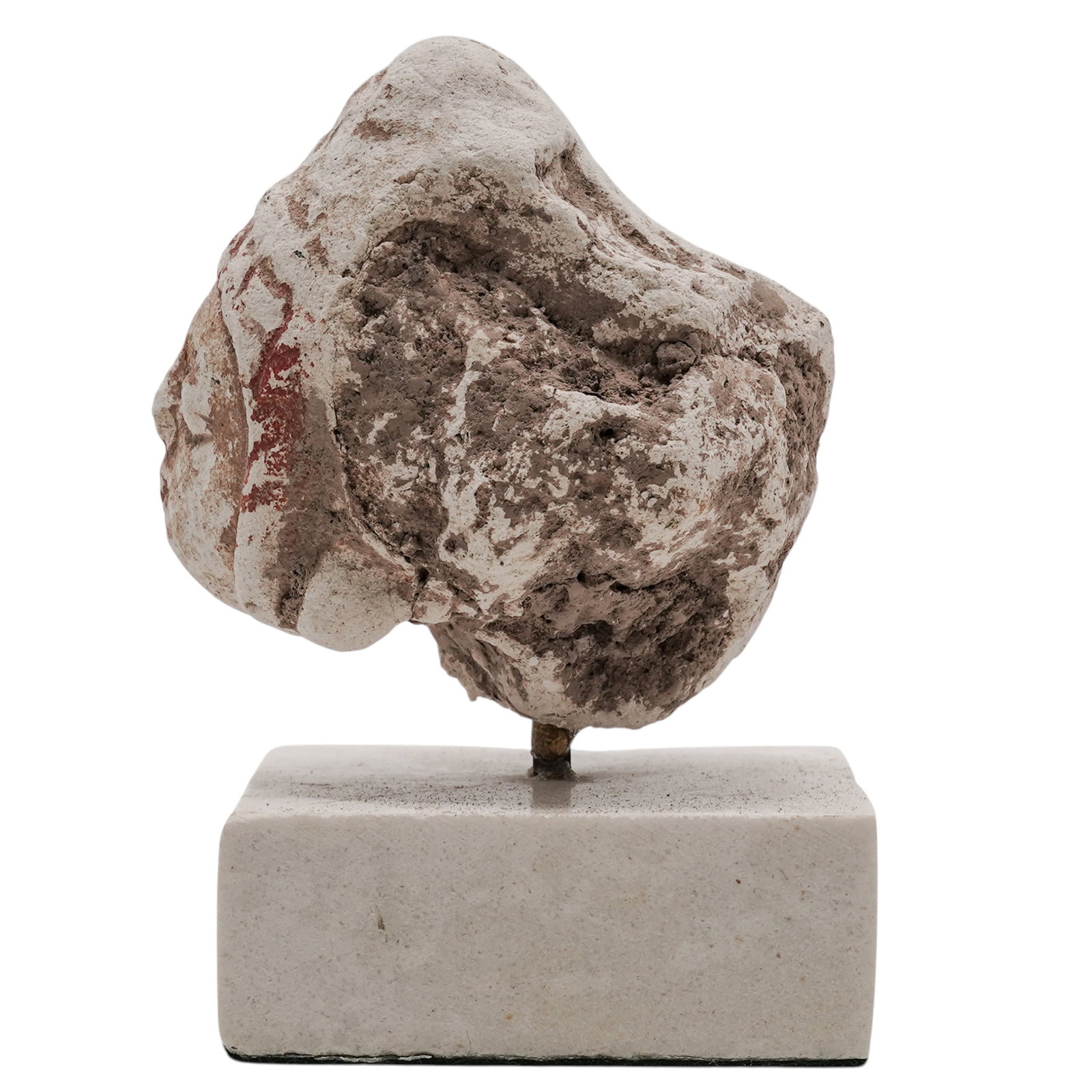 Pre-Columbian Polychrome Figural Head - 2