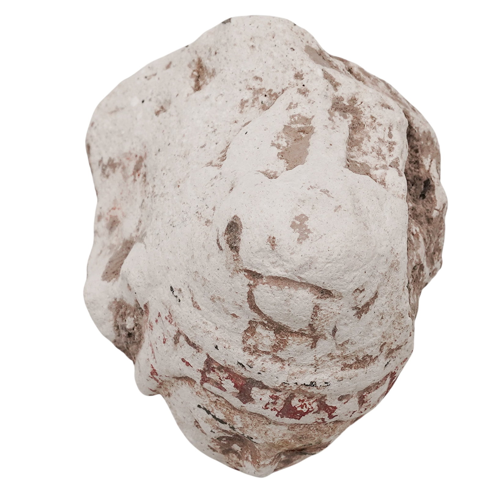 Pre-Columbian Polychrome Figural Head - 5