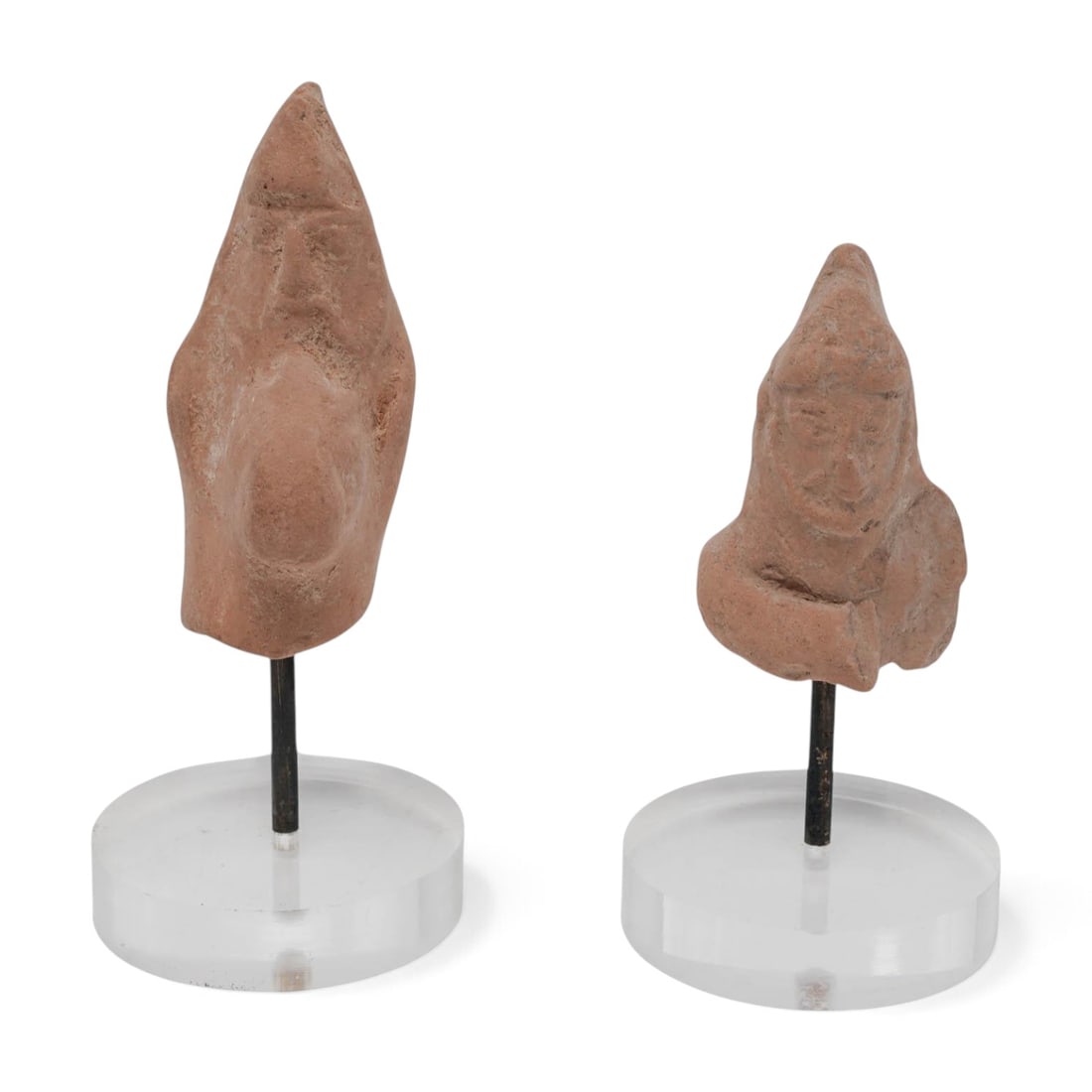 (2 pc) Ancient Achaemenid & Parthian Terracotta Figure Fragments (1 of 4)