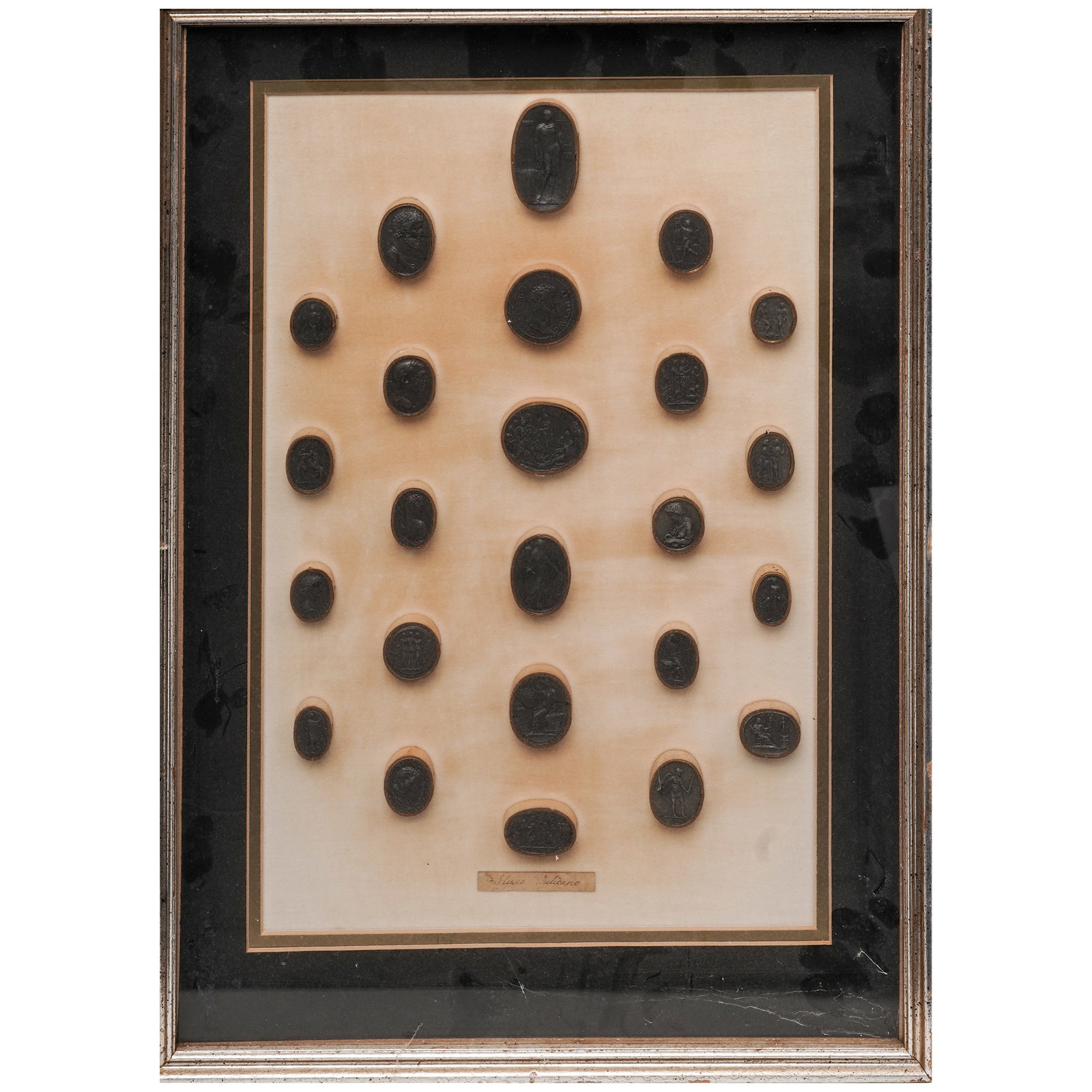 Antique Framed Vatican Grand Tour Intaglios (1 of 8)