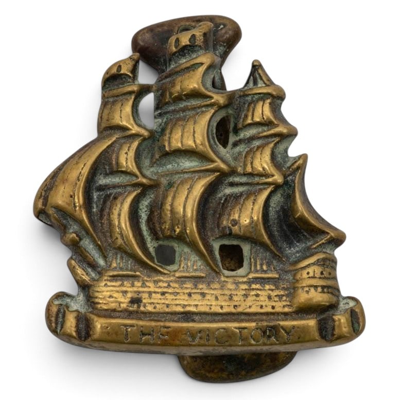 Antique Brass "The Victory" Galleon Ship Door Knocker (1 of 5)