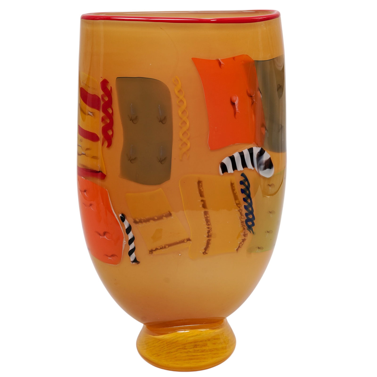 Bruce Pizzichillo & Dari Gordon Art Glass Vase (1 of 6)
