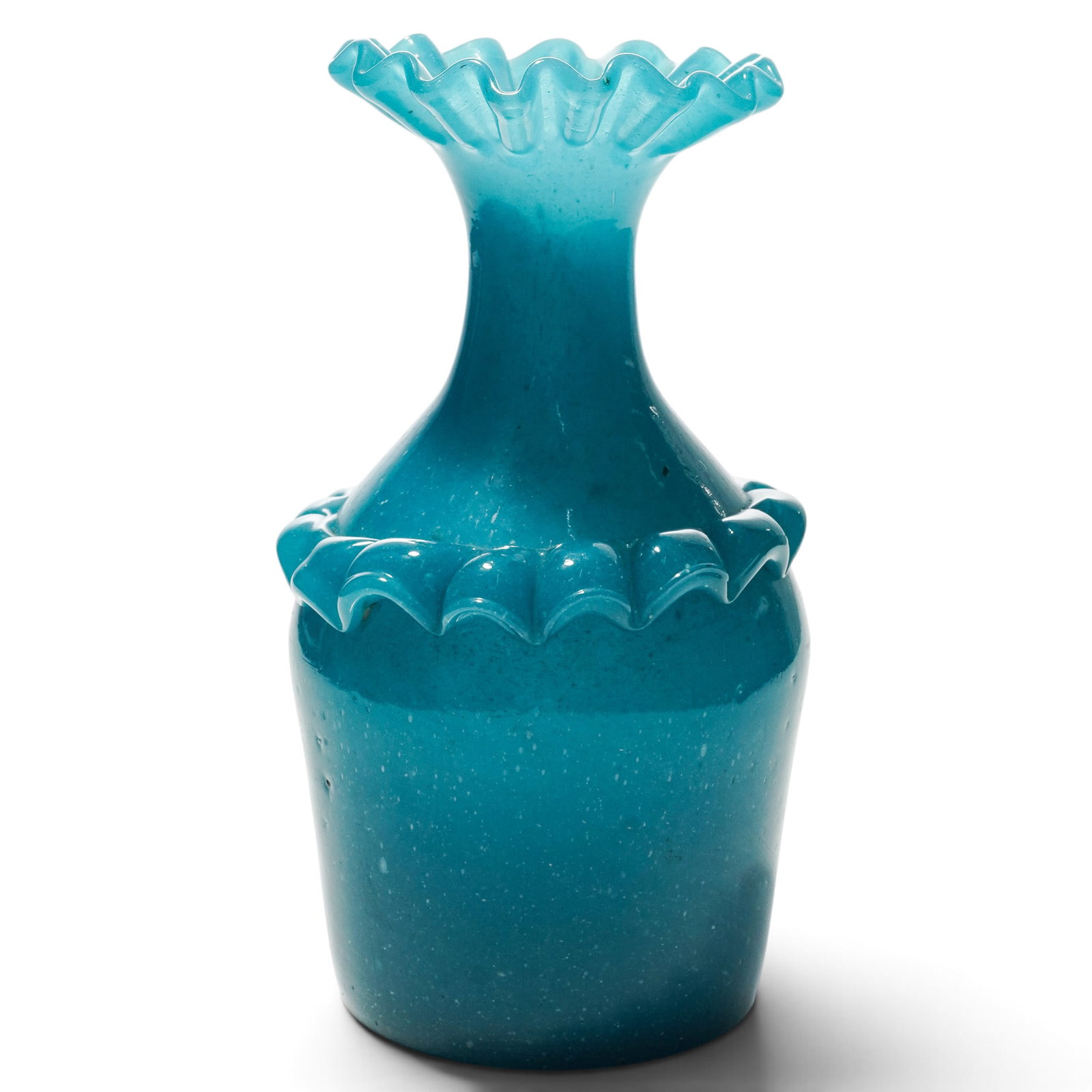 Italian Pulegoso Murano Glass Vase (1 of 7)