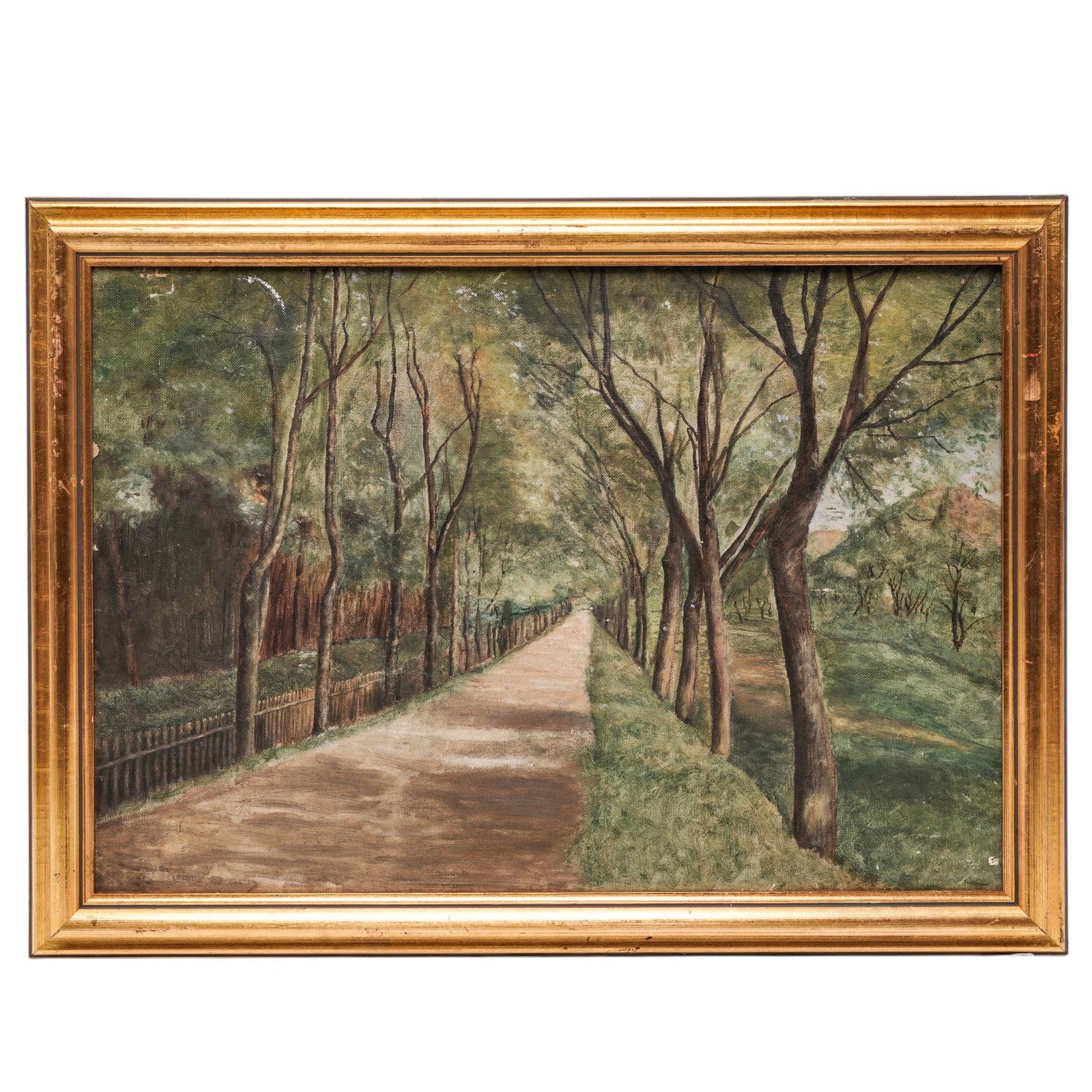 European School Oil on Canvas Landscape (1 of 3)