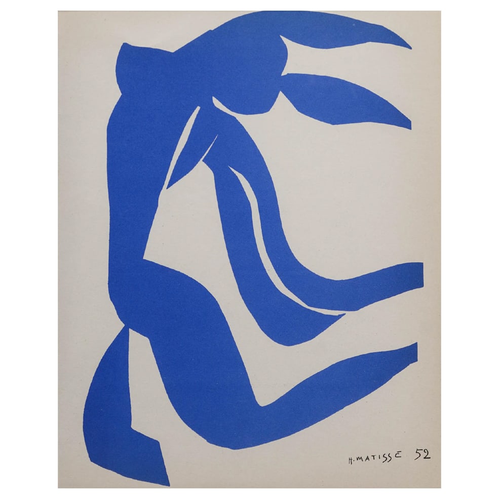 Henri Matisse (French, 1869-1954) 'The Flowing Hair' Offset Lithograph: Henri Matisse (French, 1869-1954) 'The Flowing Hair' Offset Lithograph Mid 20th Century, France Offset lithograph after Henri Matisse's "The Flowing Hair", depicting a reclining female figure rendered