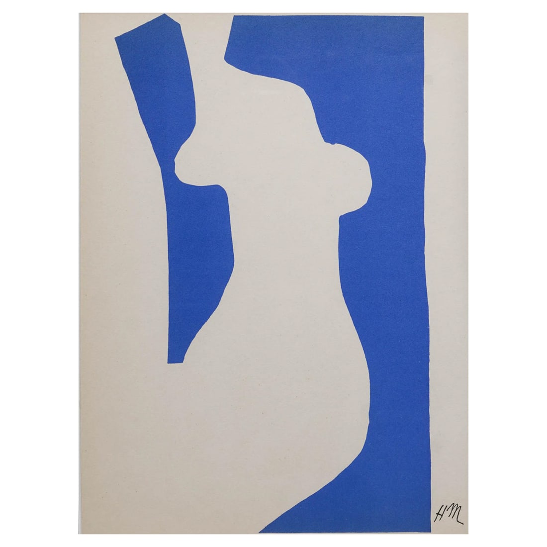 Henri Matisse (French, 1869-1954) 'Venus' Offset Lithograph: Henri Matisse (French, 1869-1954) 'Venus' Offset Lithograph Mid 20th Century, France Offset lithograph after Henri Matisse's "Venus", depicting a simplified female silhouette in the artist's celebrate