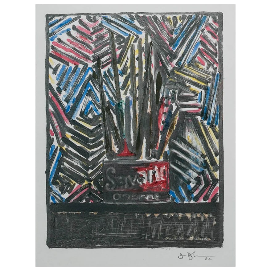 Jasper Johns (American, b.1930) 'Savarin' Lithograph (1 of 4)