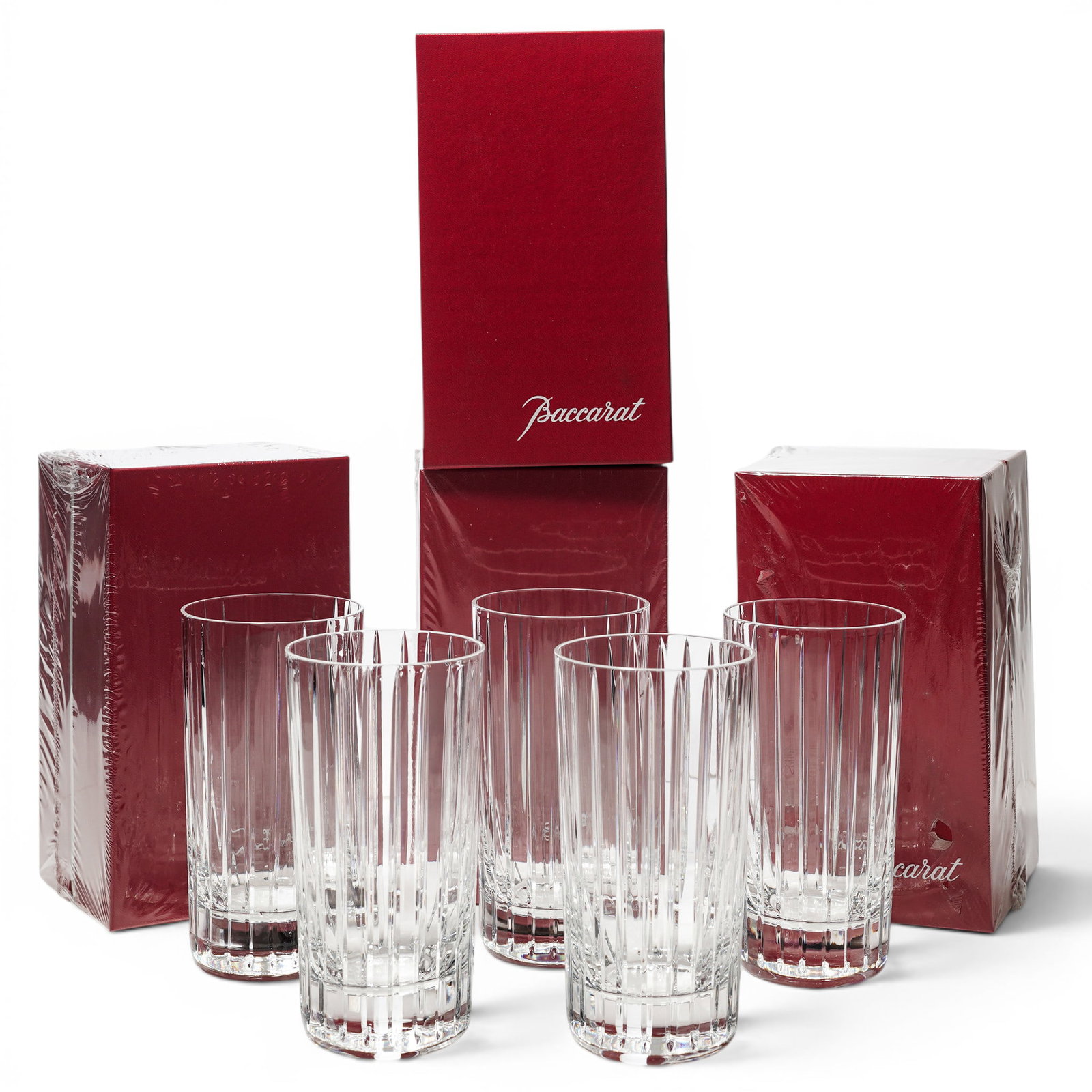 (9 pc) Baccarat "Harmonie" Highball Glasses (1 of 5)