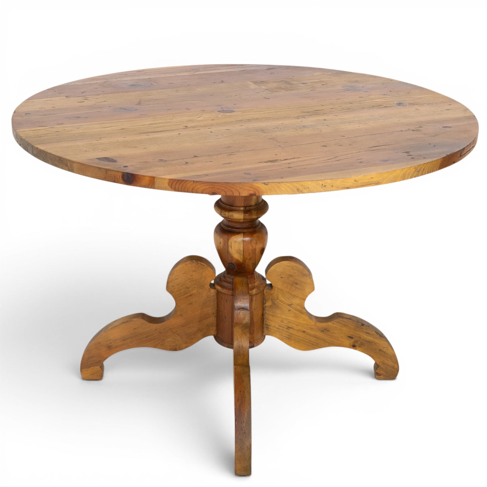 Ralph Lauren Rustic Pedestal Table (1 of 8)