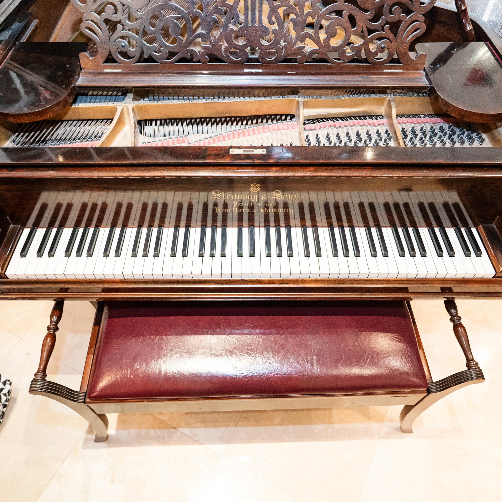 Steinway & Sons Golden Age Patent Grand Model A Piano - 4