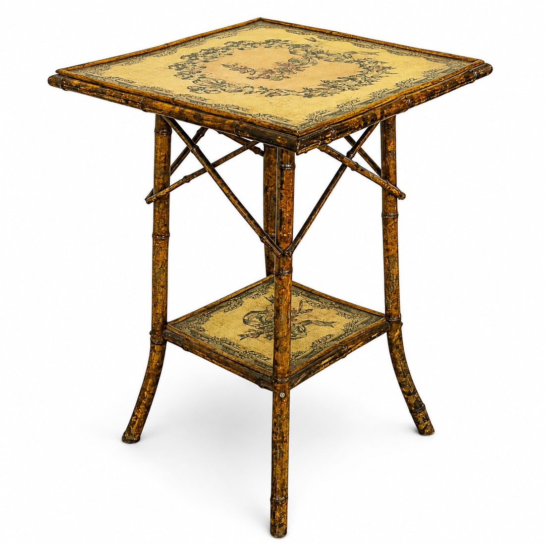 Aesthetic Movement Lacquered Bamboo Side Table (1 of 5)