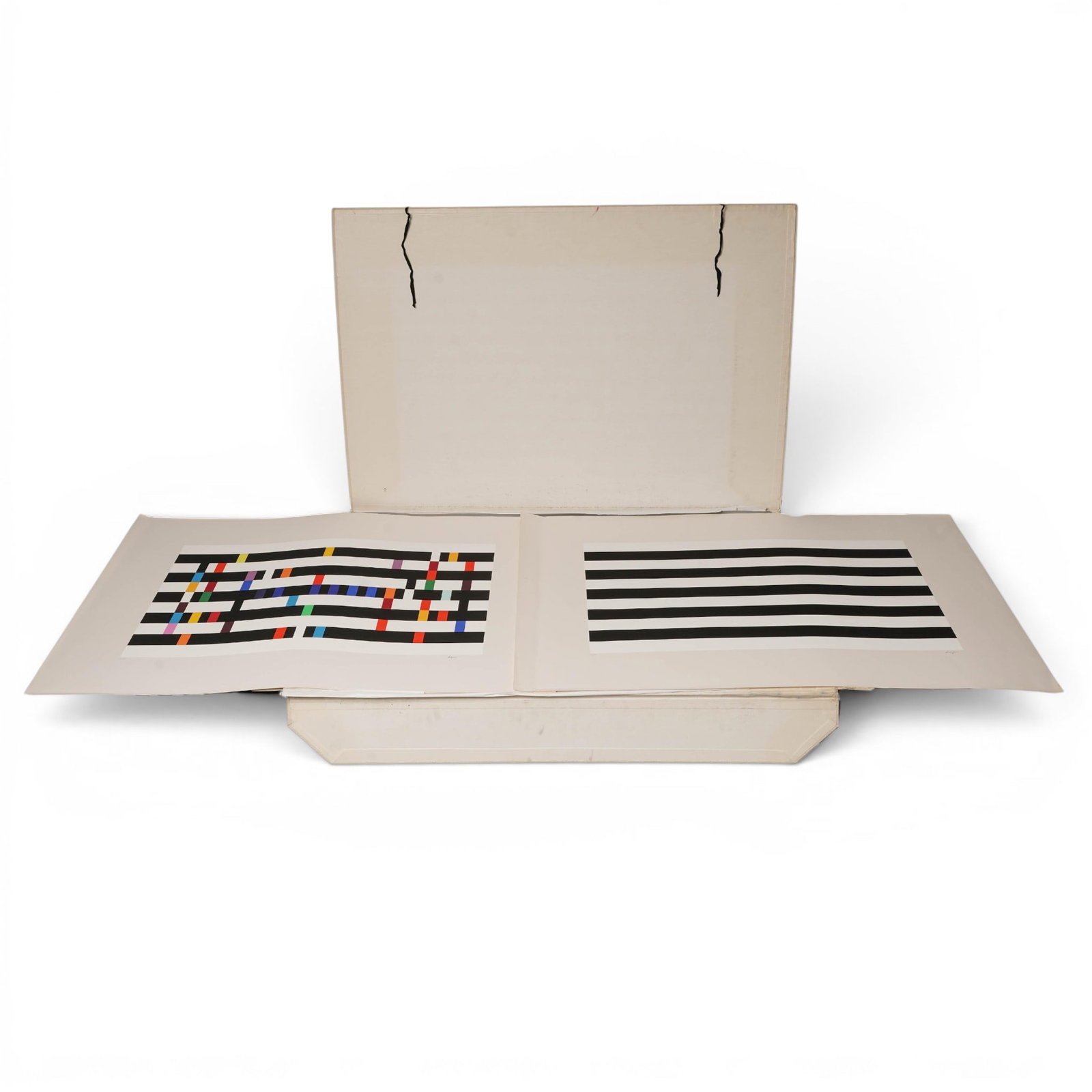 Yaacov Agam (Israeli, 1928-2026) Two Lithographs w/ "One and Another" Suite (1 of 4)
