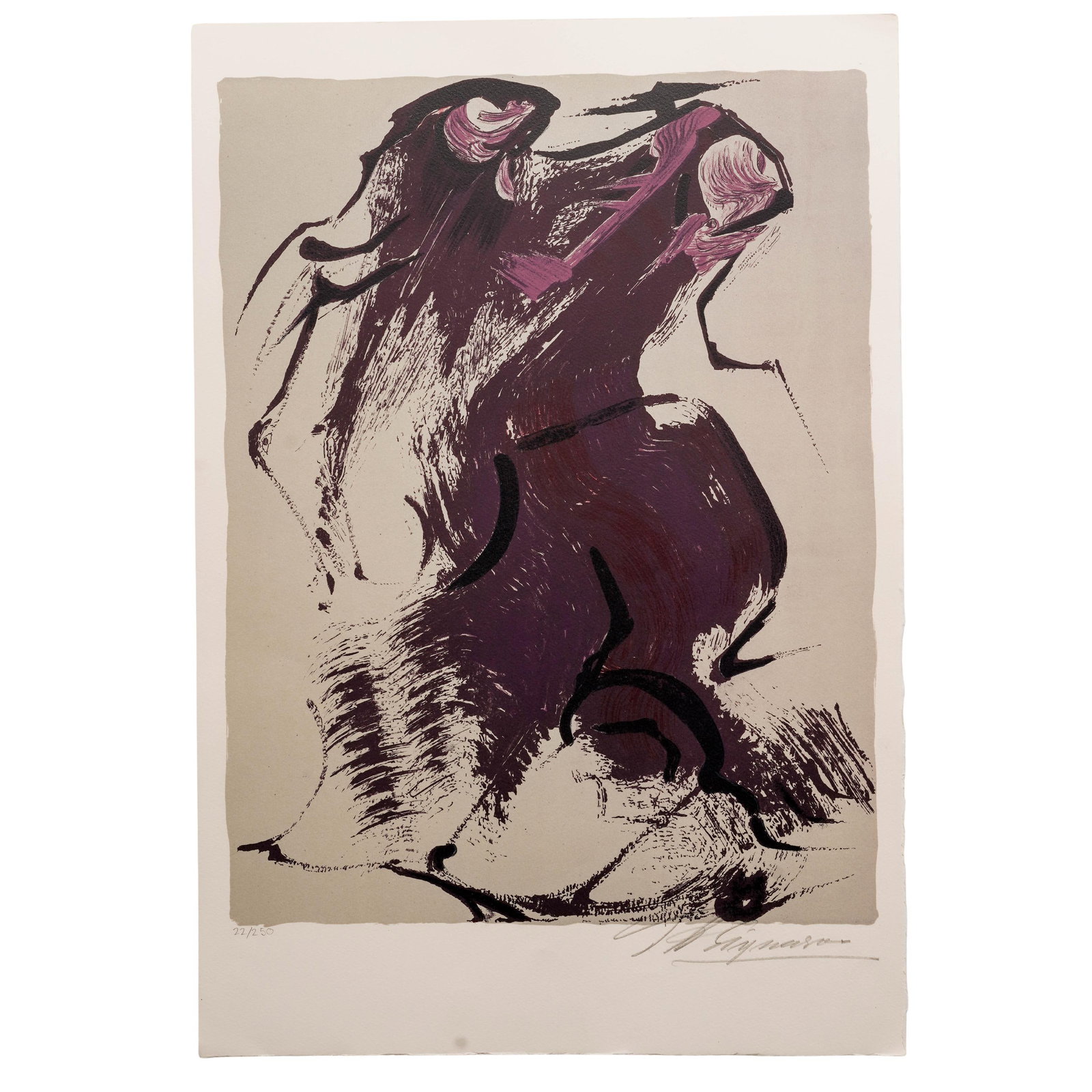 David Alfaro Siqueiros (Mexican, 1896–1974) Color lithograph on Arches Paper (1 of 7)