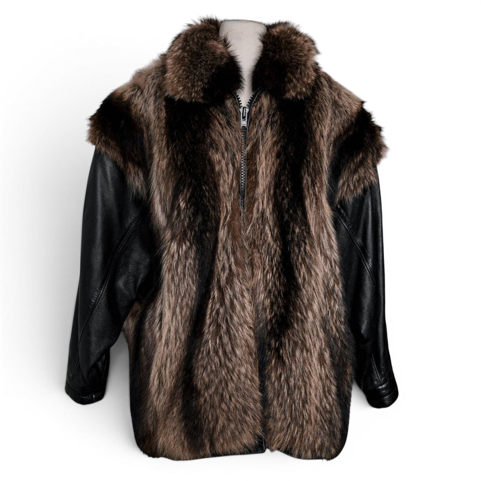 Vintage Woman's Fur & Leather Jacket (1 of 5)