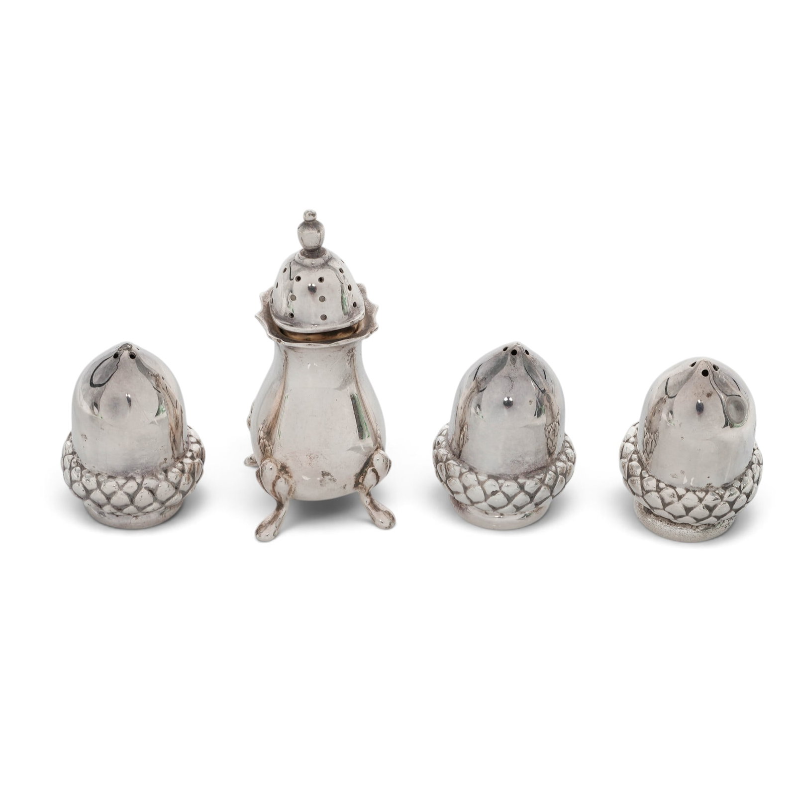 (4 pc) Tiffany & Co. Sterling Silver Salt & Pepper Shakers (1 of 8)