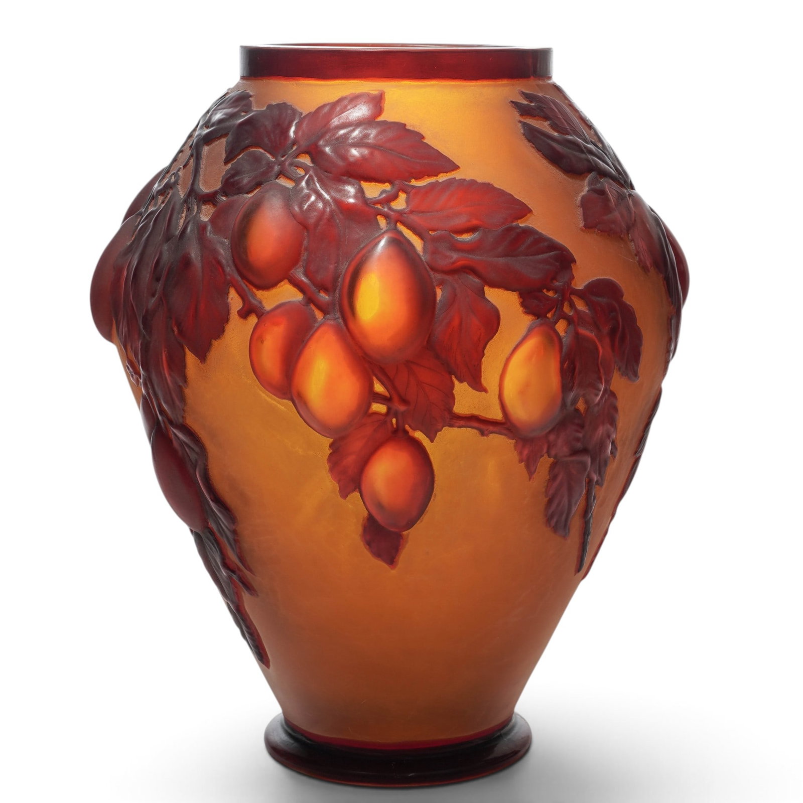 Emile Galle Cameo Glass Vase (1 of 7)