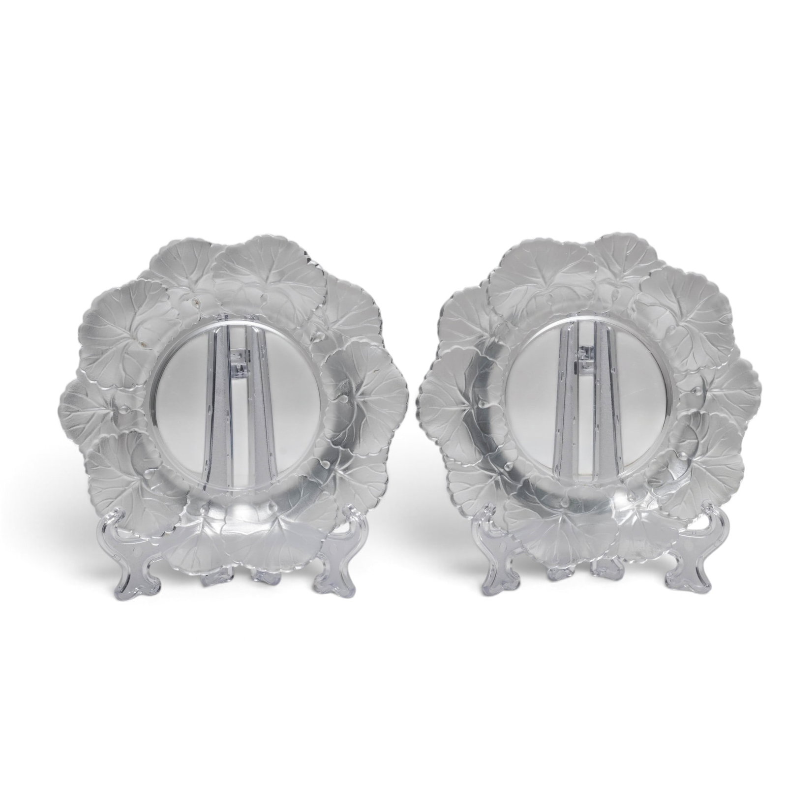 Lalique "Honfleur" Frosted Crystal Dishes (1 of 6)