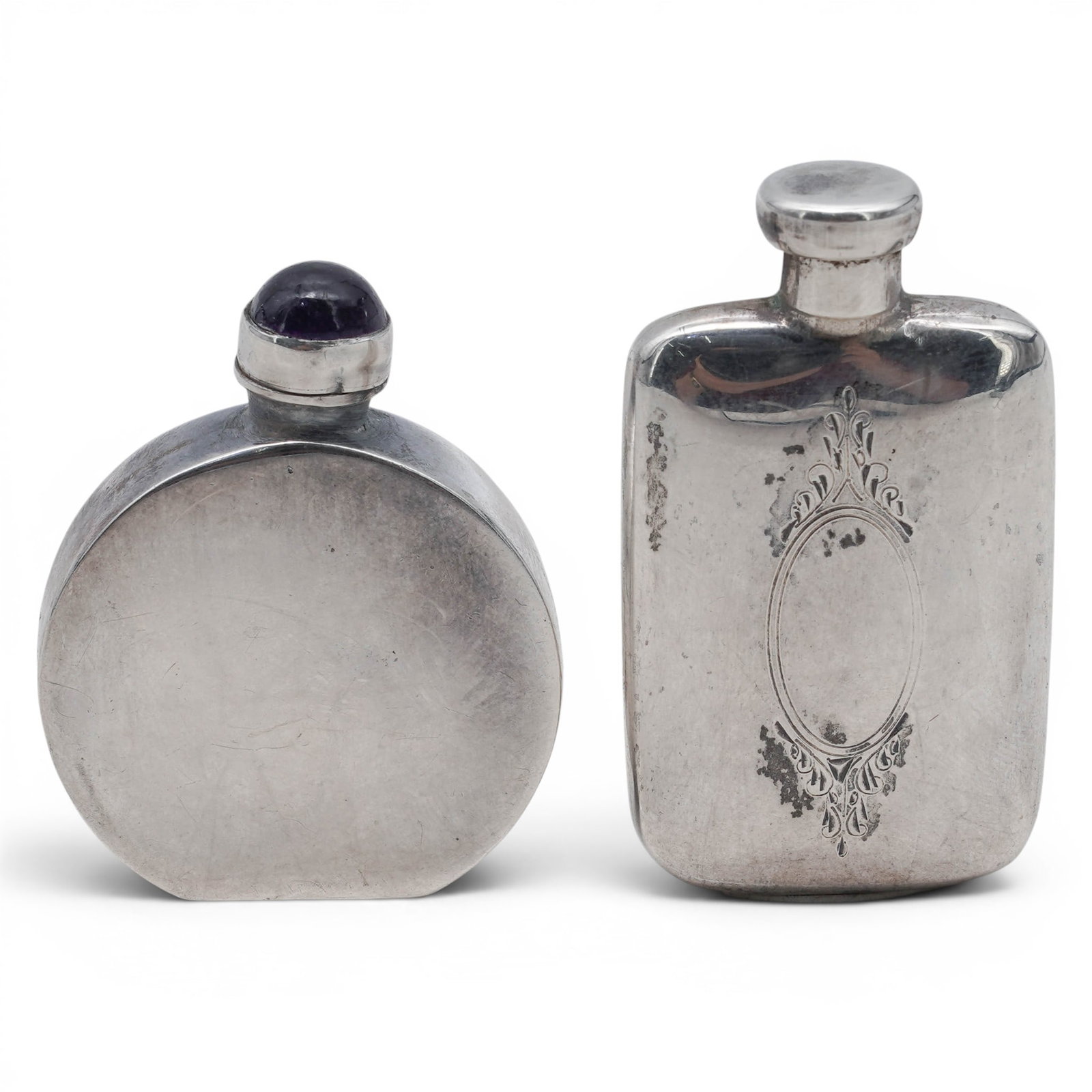 (2pc) Sterling Silver Perfume Bottles (1 of 6)