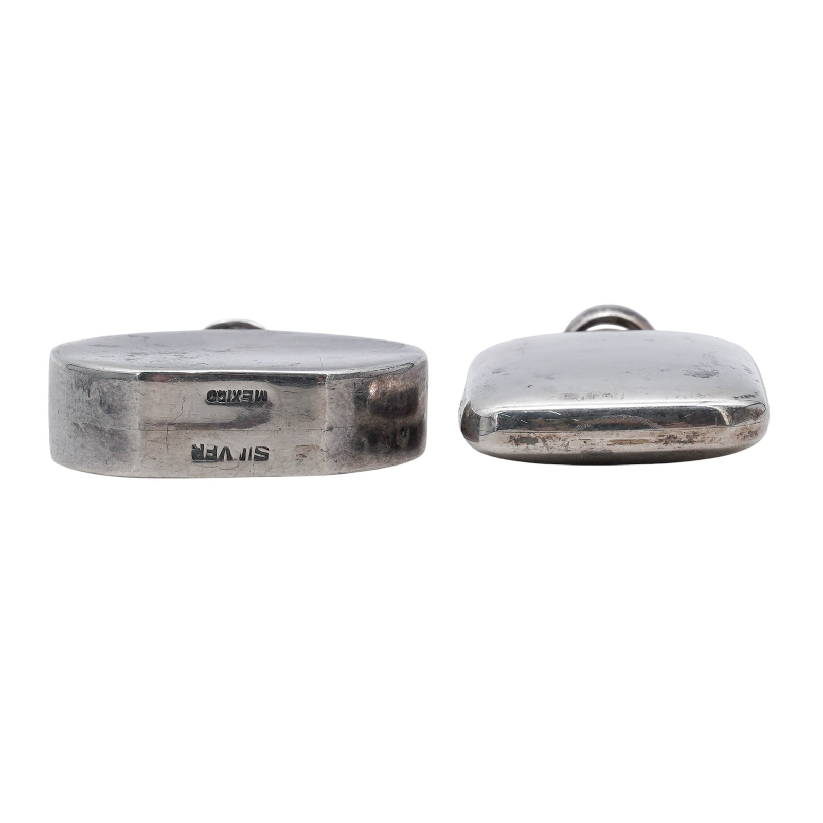 (2pc) Sterling Silver Perfume Bottles - 5