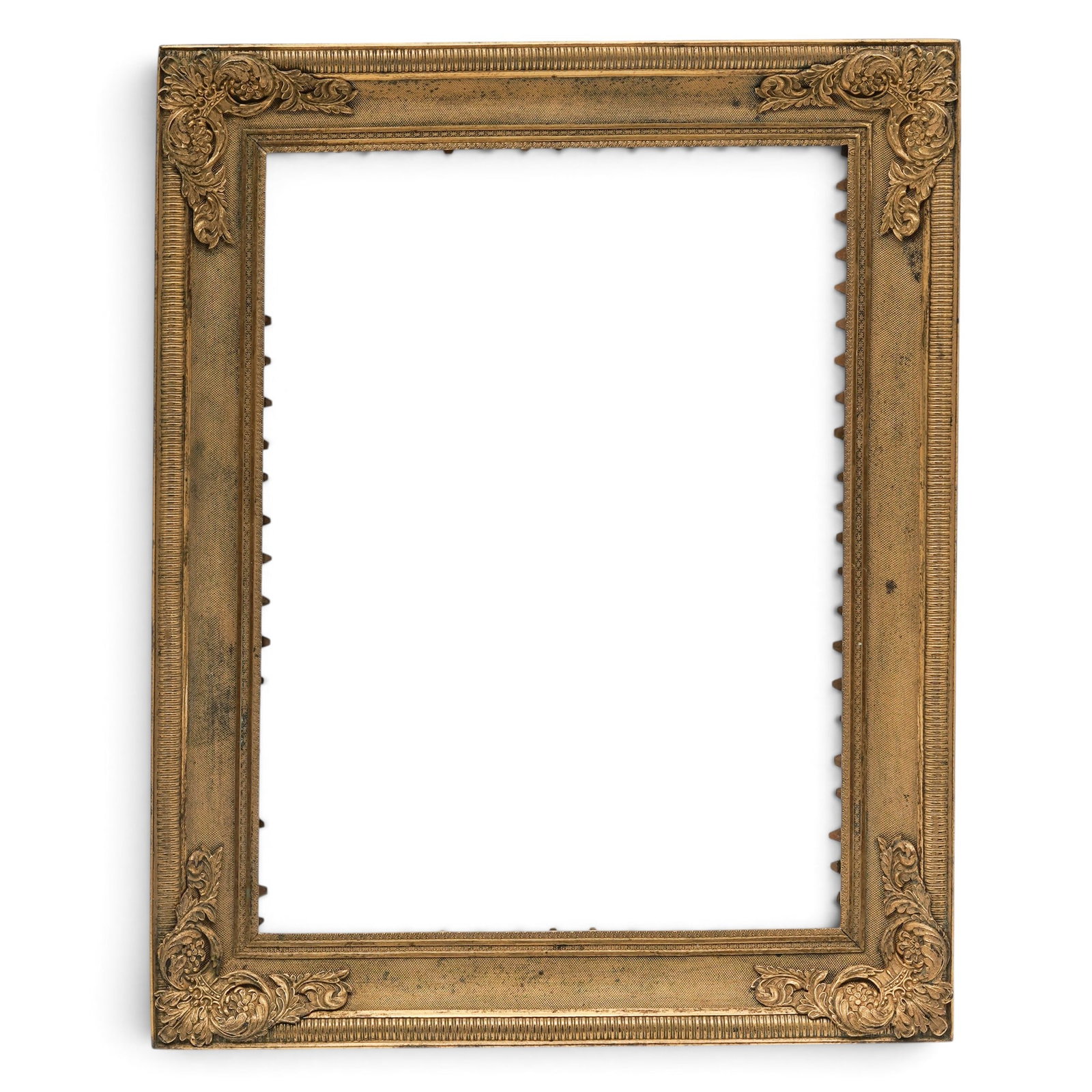 Louis XVI Revival Cast Bronze Picture Frame w/ Ormolu Finish (1 of 5)
