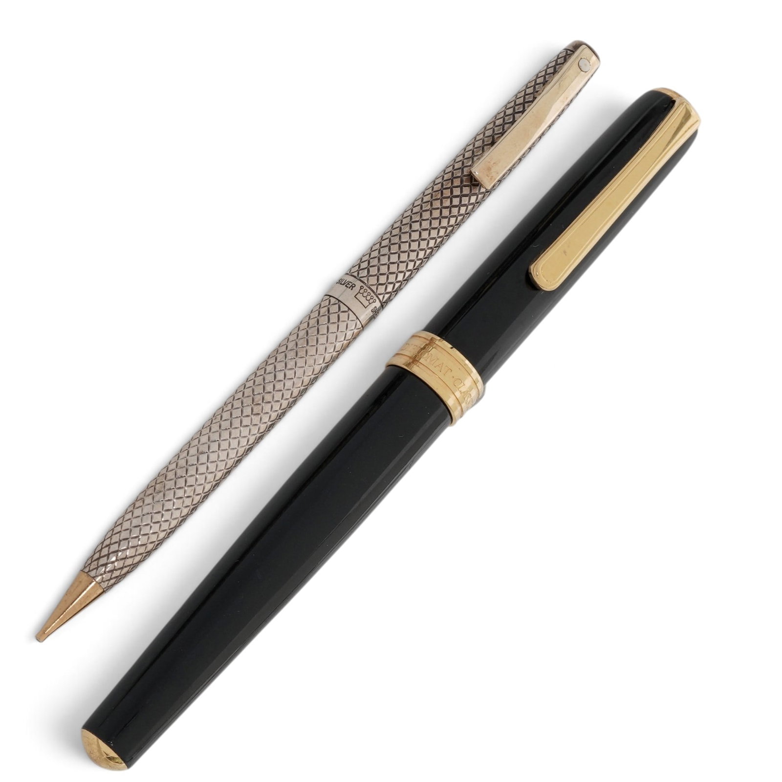 Diplomat Fountain Pen & Shaffer Sterling Silver Pencil (1 of 13)