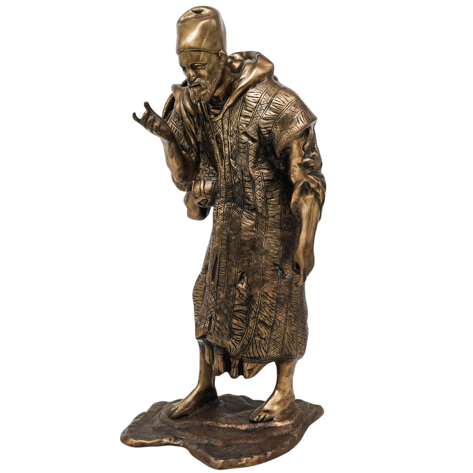 Large Antique Bronze Orientalist Statue (1 of 11)