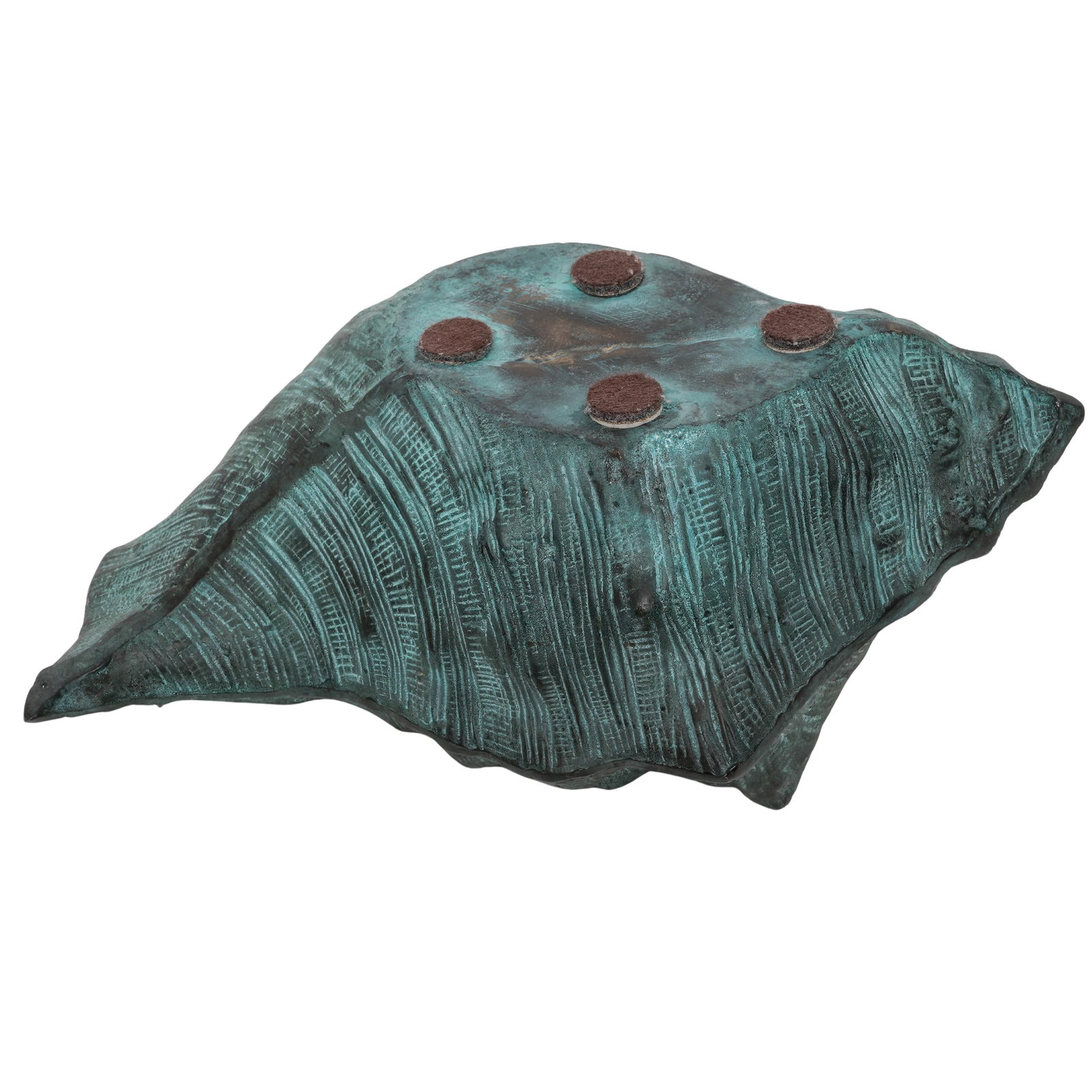 Verdigris Large Bronze Conch - 9
