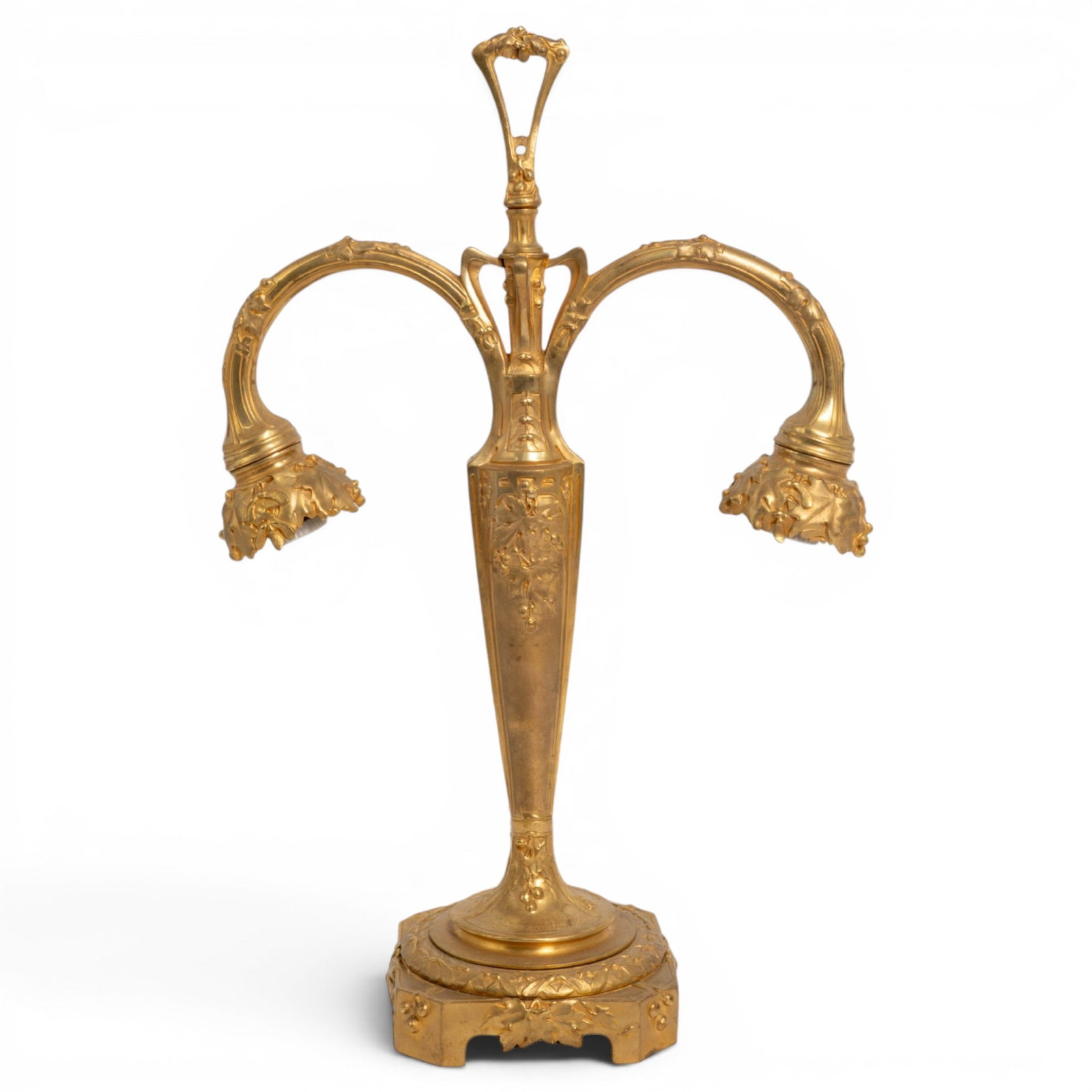 Som-Charles Guenardeau (French, b. 1866) Bronze Lamp Susse Freres Foundry (1 of 9)