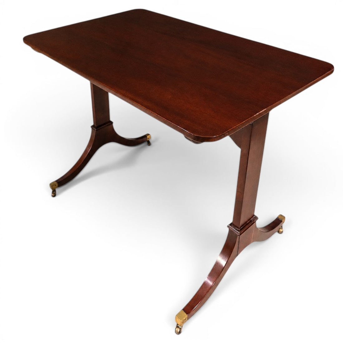 Regency Style Mahogany Library Table (1 of 6)